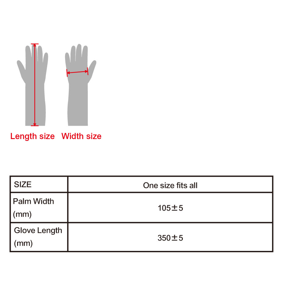 Silicone household gloves 6